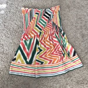 BCBG strapless shirt